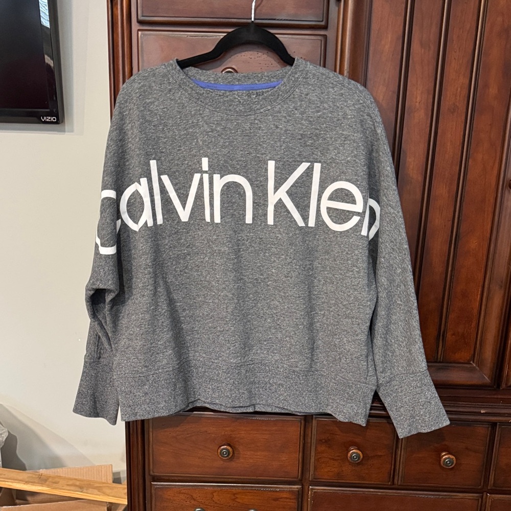 Calvin Klein Charcoal Crewneck Sweater